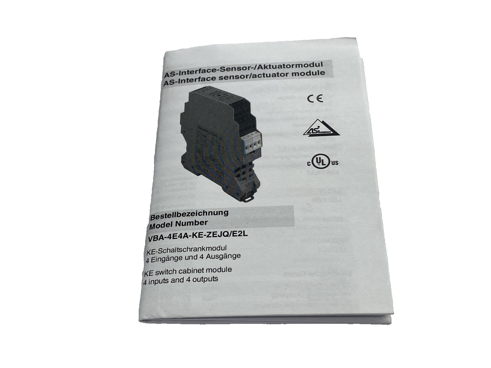 Pepperl+Fuchs VBA-4E4A-KE-ZEJQ/E2L AS-Interface Sensor Actuator Module 217801 - Maverick Industrial Sales