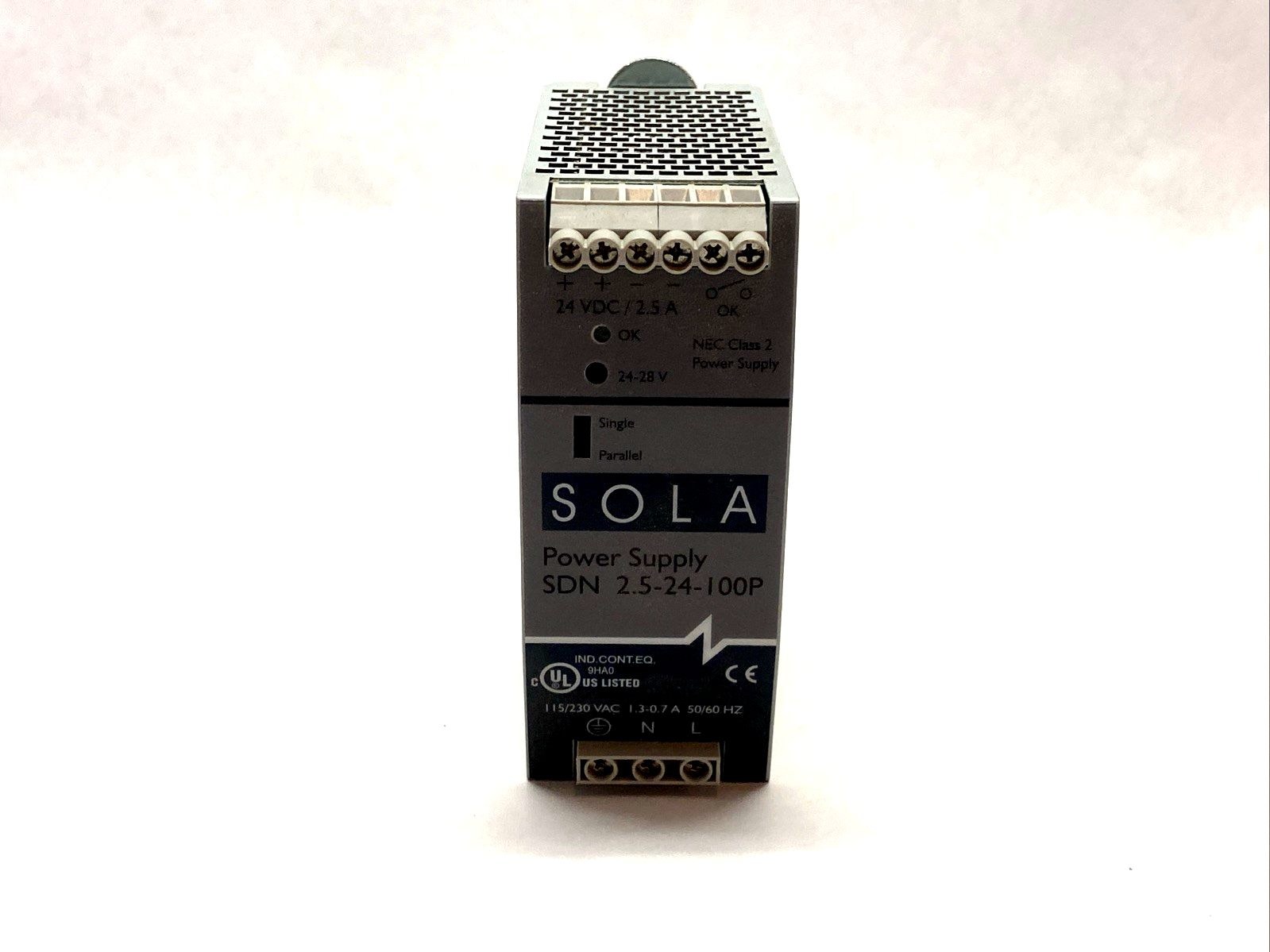 SolaHD SDN2.5-24-100P Power Supply AC-DC 24V 2.5A 85-132/176-264V - Maverick Industrial Sales