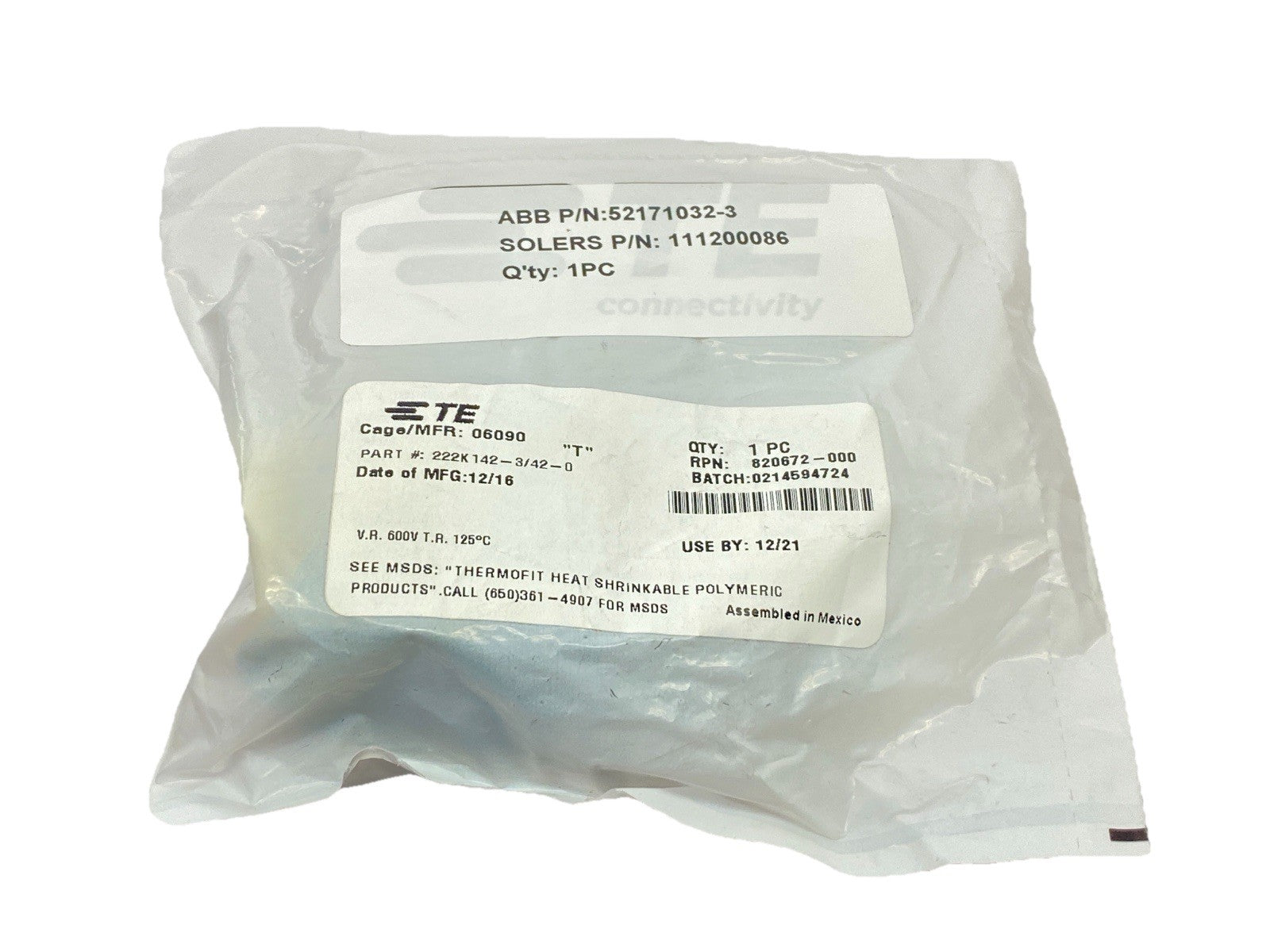 ABB 52171032-3 Heat Shrink Boot 111200086 - Maverick Industrial Sales