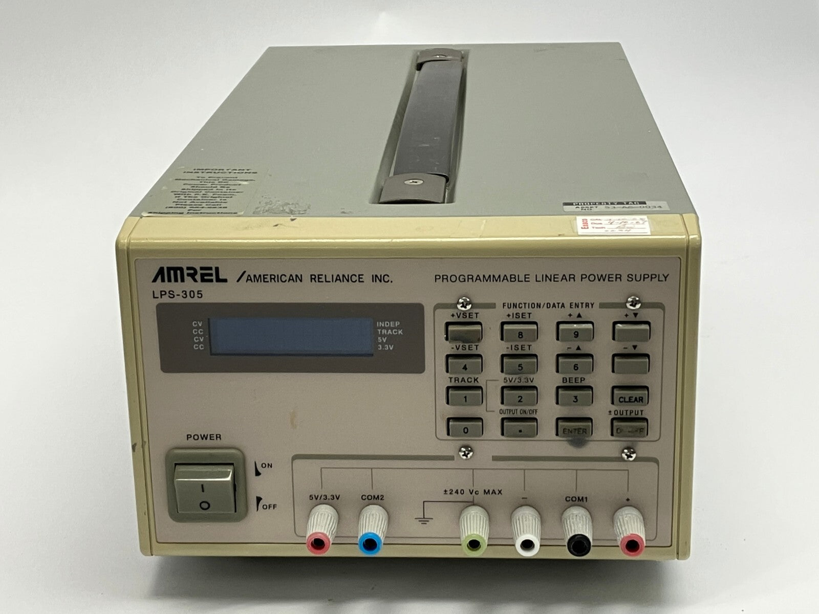 LPS-305 | Amrel Programmable Linear Power Supply - For parts or not working - Maverick Industrial Sales