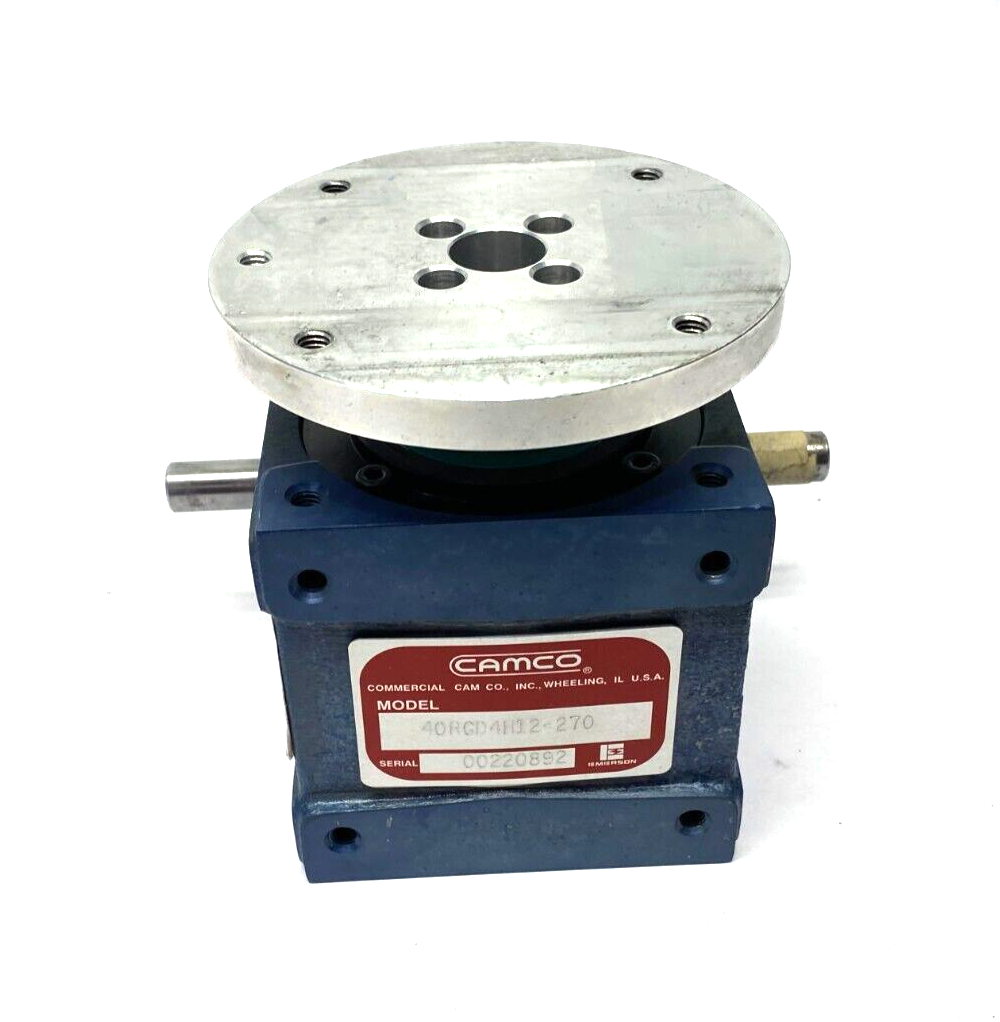 Camco 40RGD4H12-270 Roller Gear Index Drive, Dual Flange Output - Maverick Industrial Sales