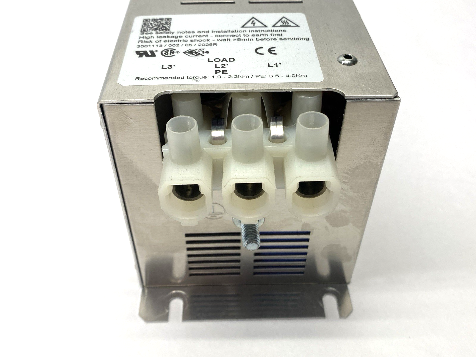 Schaffner FN3258H-130-35 Power Line Filter 3-Phase 520/300V 130A - Maverick Industrial Sales