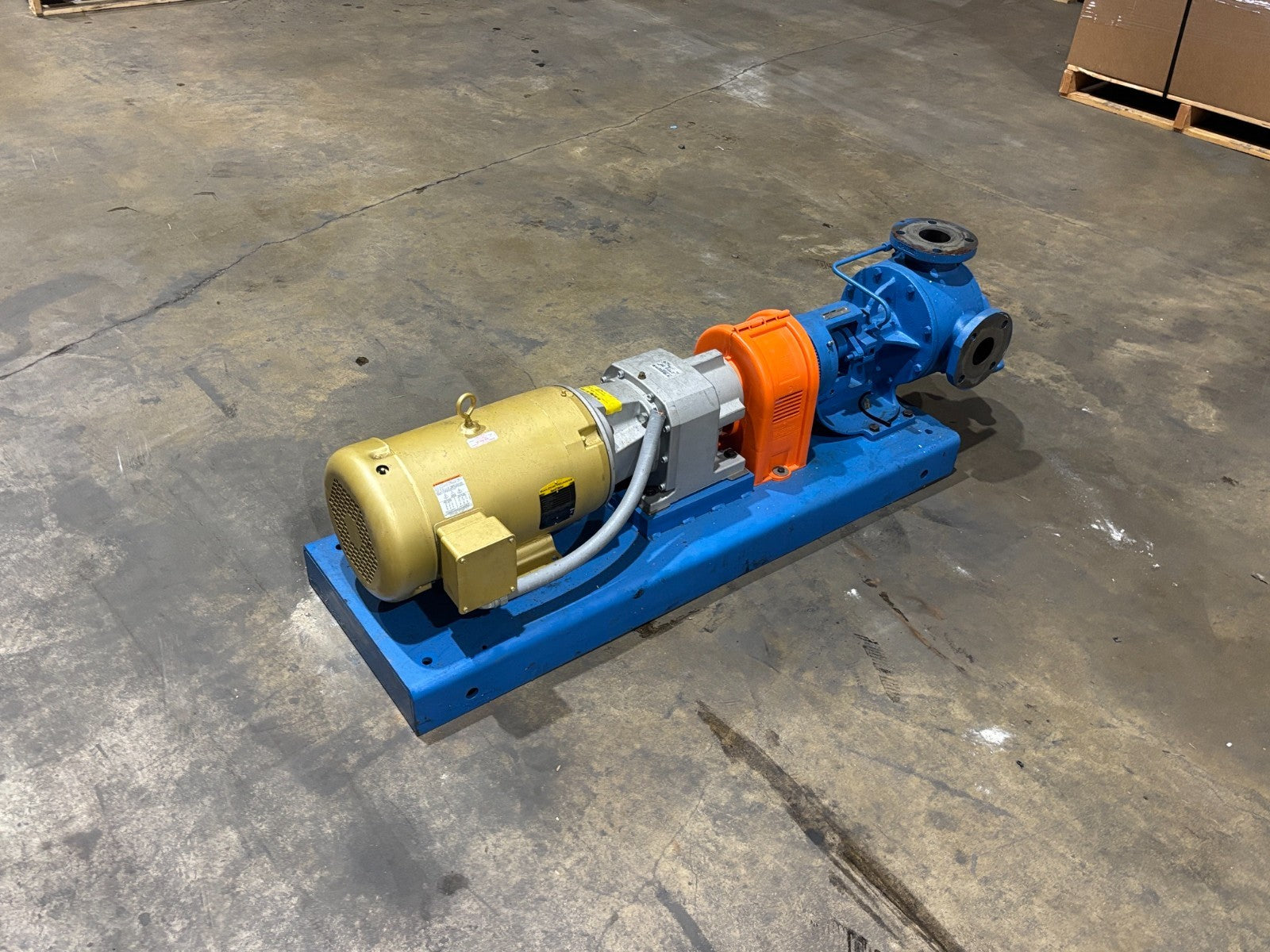 Viking Pump LQ4124A, Baldor CEM3710T 7.5HP Motor, Nord 672.1 N210TC Reducer - Maverick Industrial Sales
