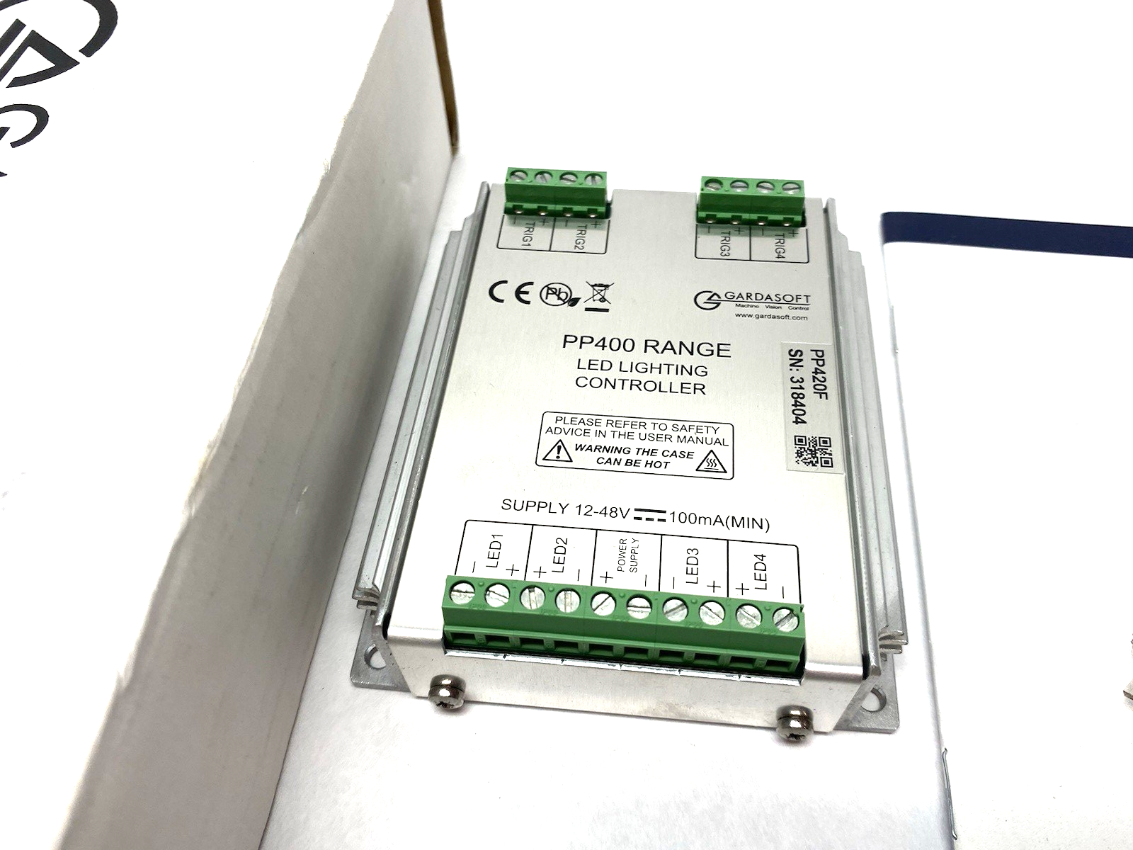 PP420F | Gardasoft LED Pulse/Strobe Controller, 4-Channel Output, SafeSense Tech - New – Open box - Maverick Industrial Sales