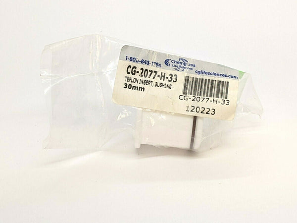 Chemglass CG-2077-H-33 Stirrer Bearing PTFE Insert / Bushing, 30mm - Maverick Industrial Sales