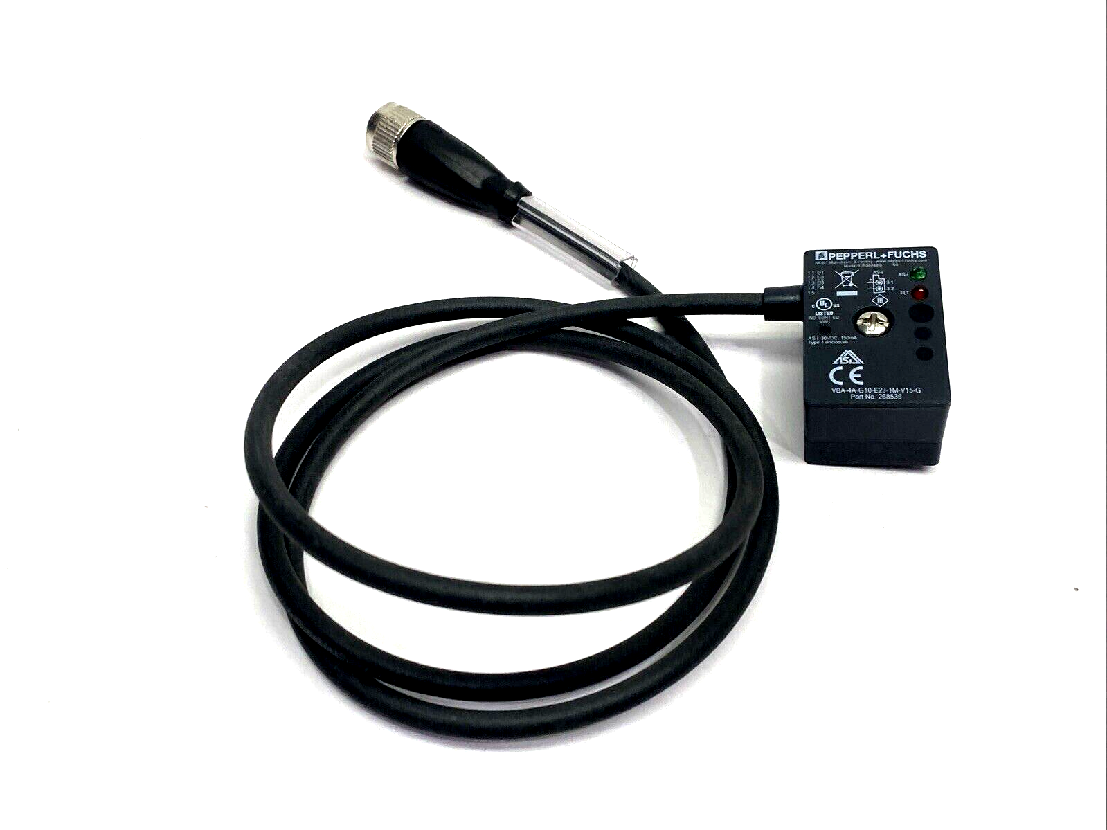 Pepperl+Fuchs VBA-4A-G10-E2J-1M-V15-G AS-Interface Actuator Module 268536 - Maverick Industrial Sales