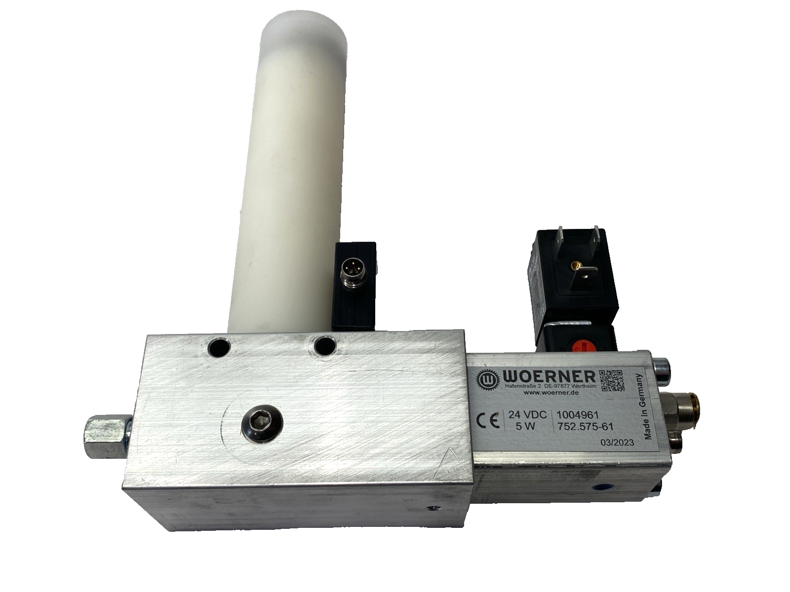 Woerner 1004961 Pneumatic Lubricating Unit 24VDC 5W 752.575-61 - Maverick Industrial Sales