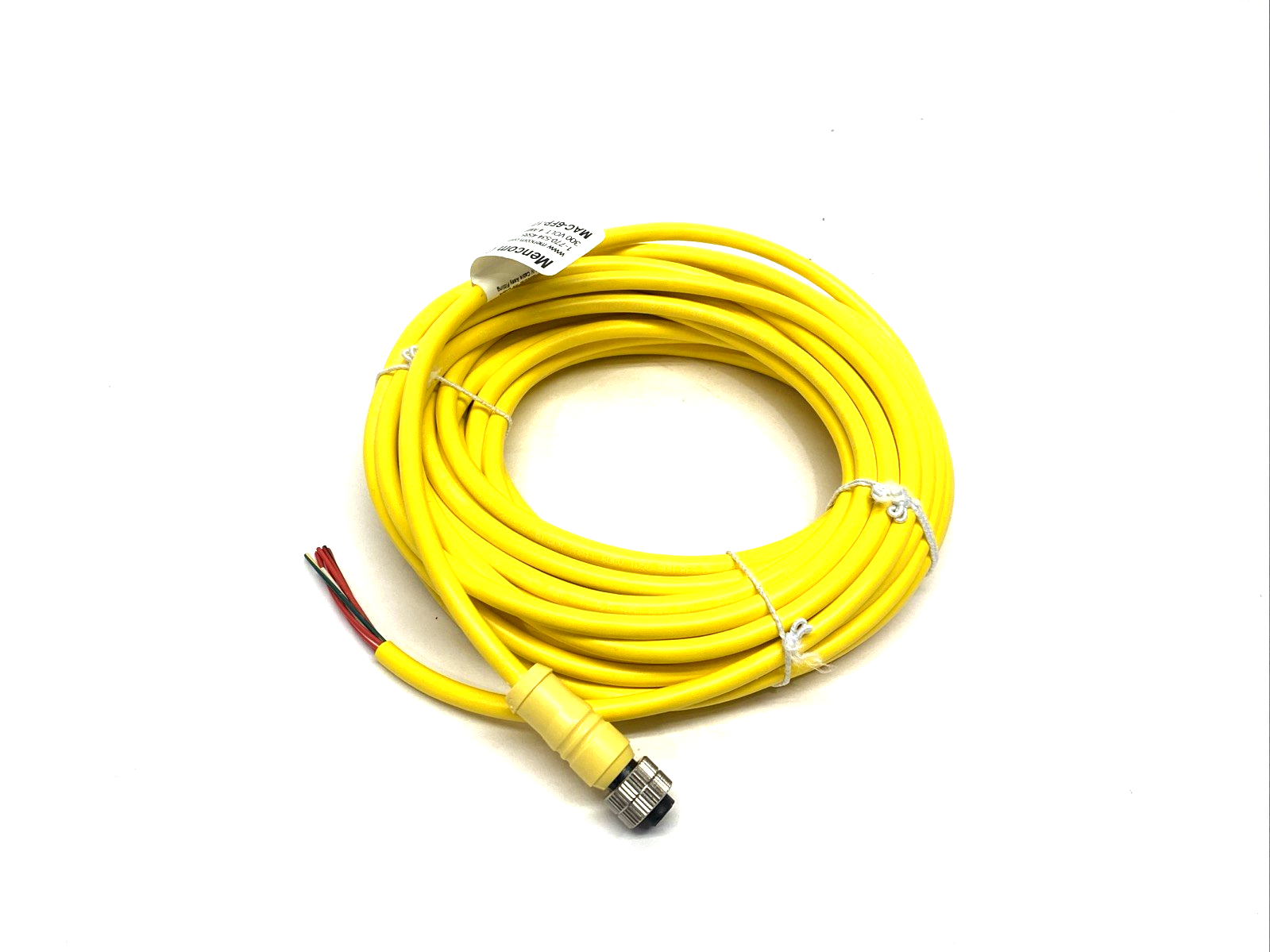 | Mencom MAC-6FP-10M Cordset, Female 1/2" 6-Pin To Wire 10m - New – Open box - Maverick Industrial Sales