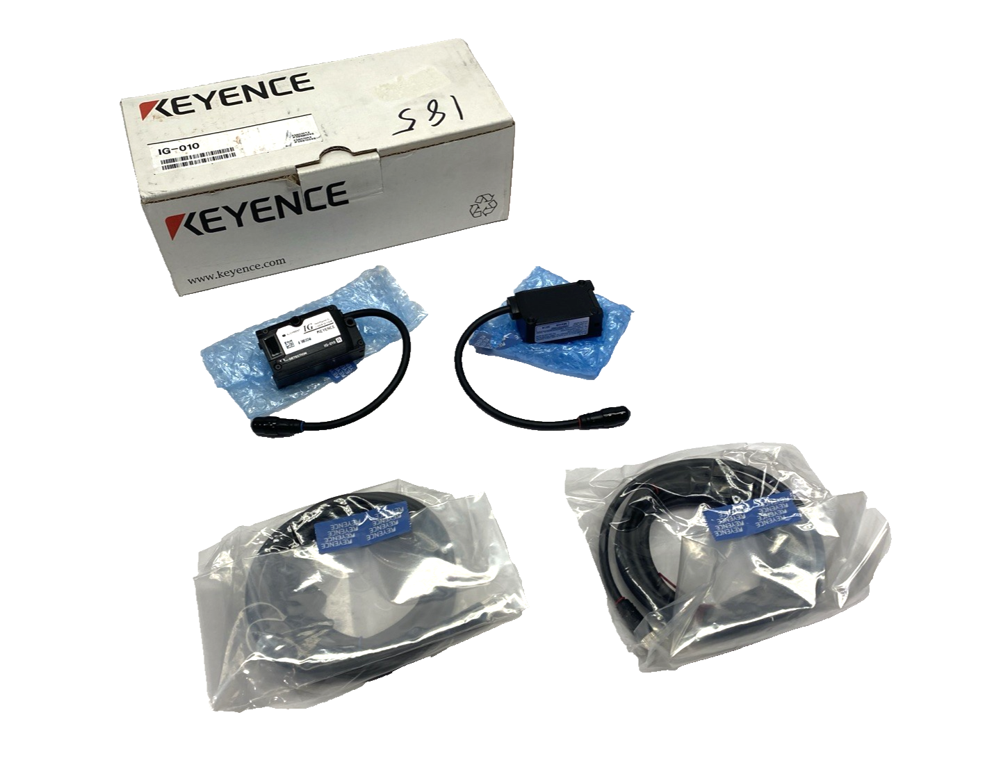 Keyence IG-010 Multi-Purpose CCD Laser Micrometer Sensor Transmitter & Receiver - Maverick Industrial Sales