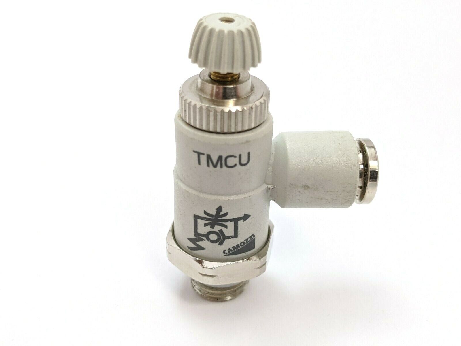 Camozzi TMCU Flow Control 1/4” Tube OD, M10 Thread - Maverick Industrial Sales