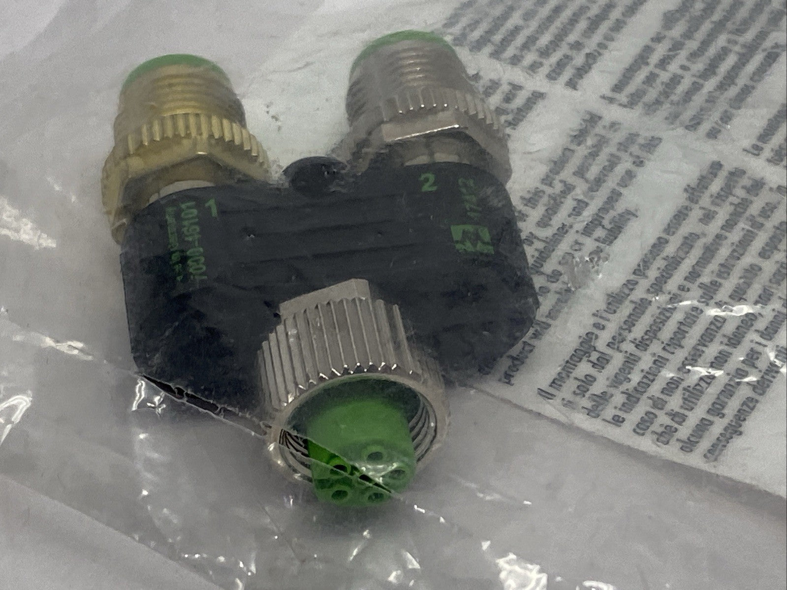 Murrelektronik 7000-46101-0000000 T-Coupler Female M12 / 2x Male M12 6-Pin - Maverick Industrial Sales
