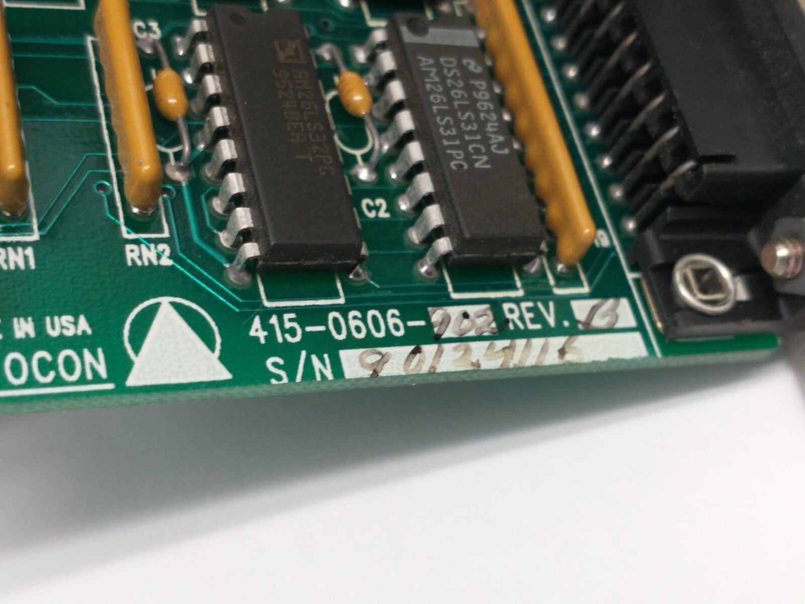 Autocon 415-0606-902 Rev B Dynapath Circuit Board PCB 37-Pin Hurco BMC30HT - Maverick Industrial Sales