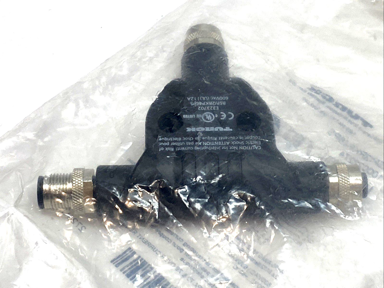 RSP/2RKP46PS | Turck M12 Power T‑Splitter S‑Coded 600VAC 12A 100022274 - New - Maverick Industrial Sales