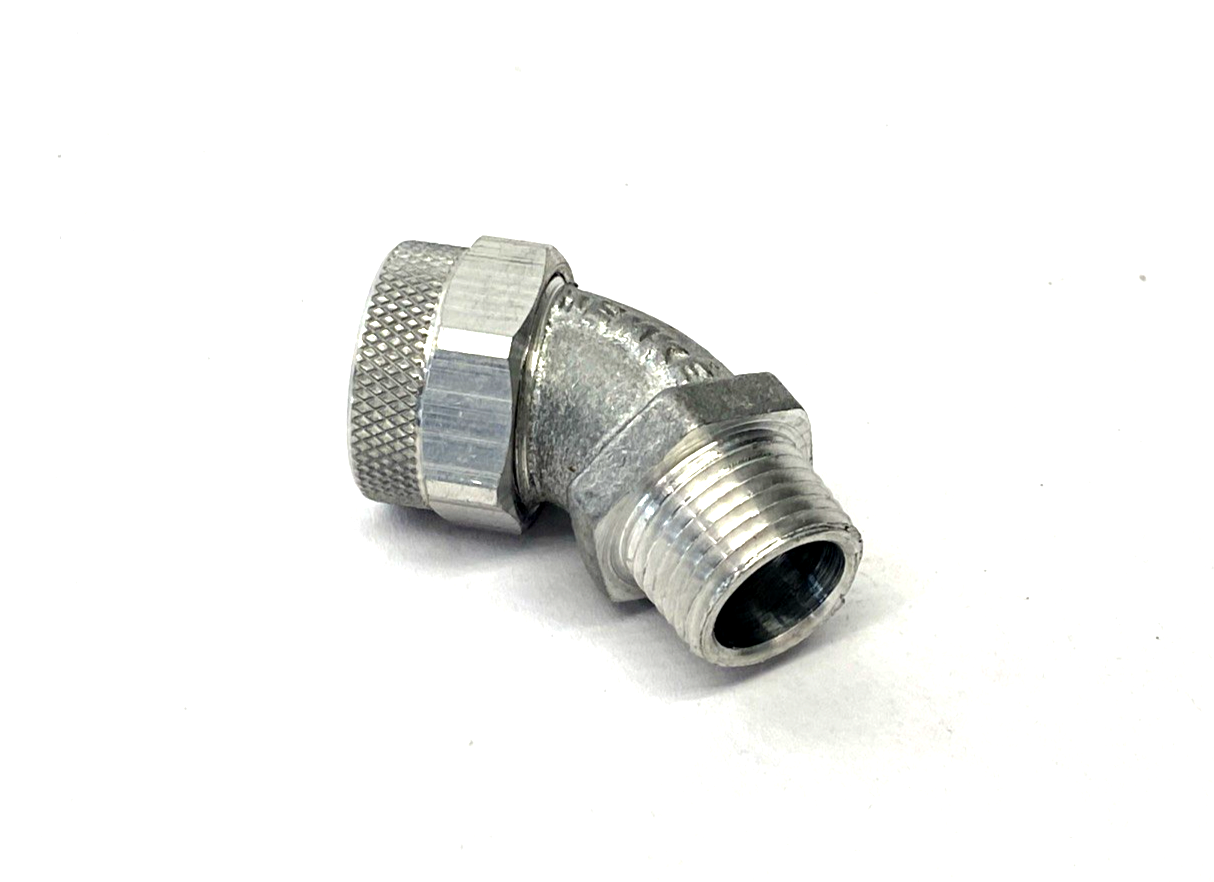 Remke RSR-45100-W Grip-less Cord Bushing, 45 Deg. 1/2" NPT, Aluminum BOX OF 25 - Maverick Industrial Sales