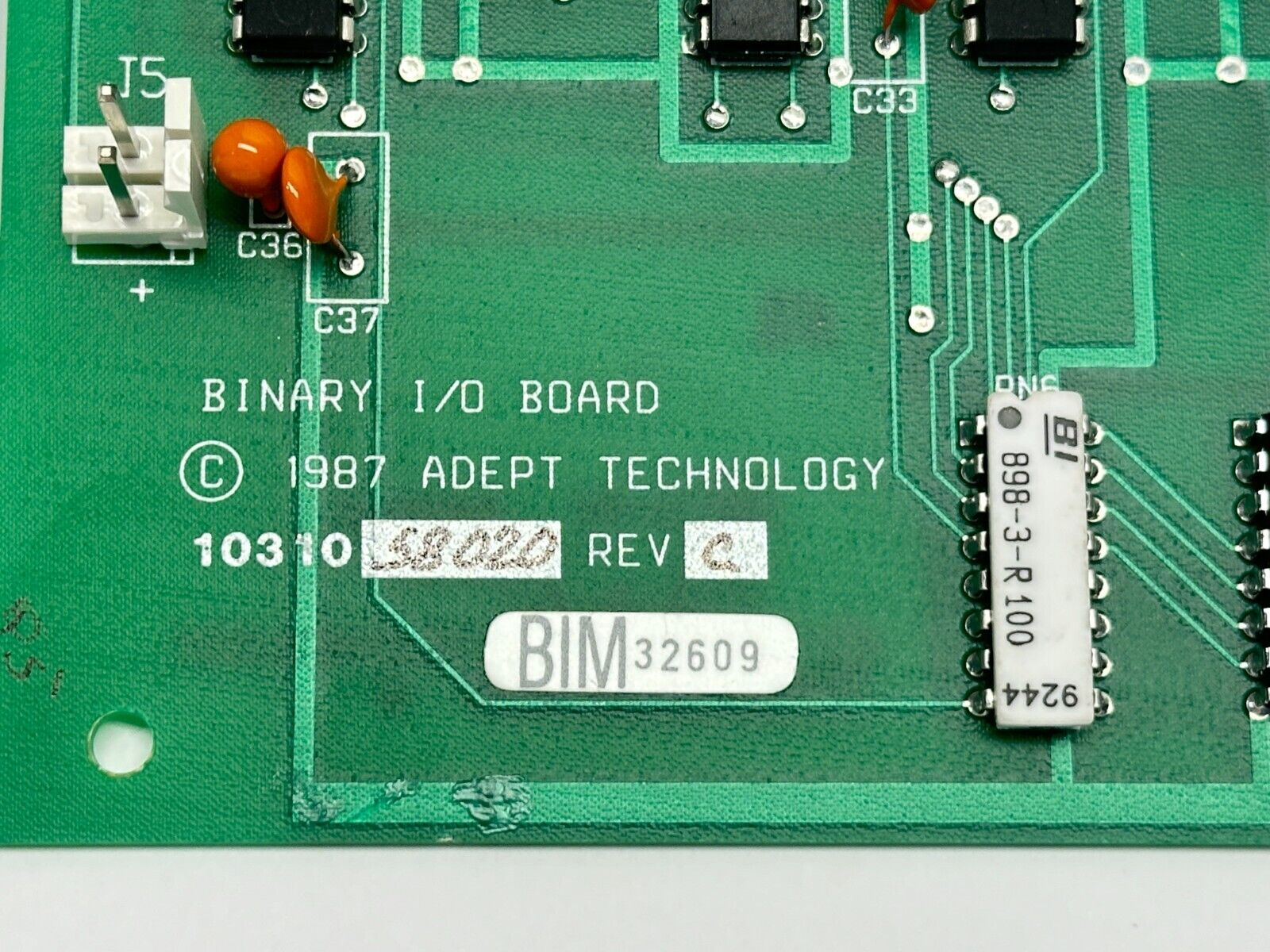 Adept Technology 10310-58020 Rev C Binary I/O Board - Maverick Industrial Sales