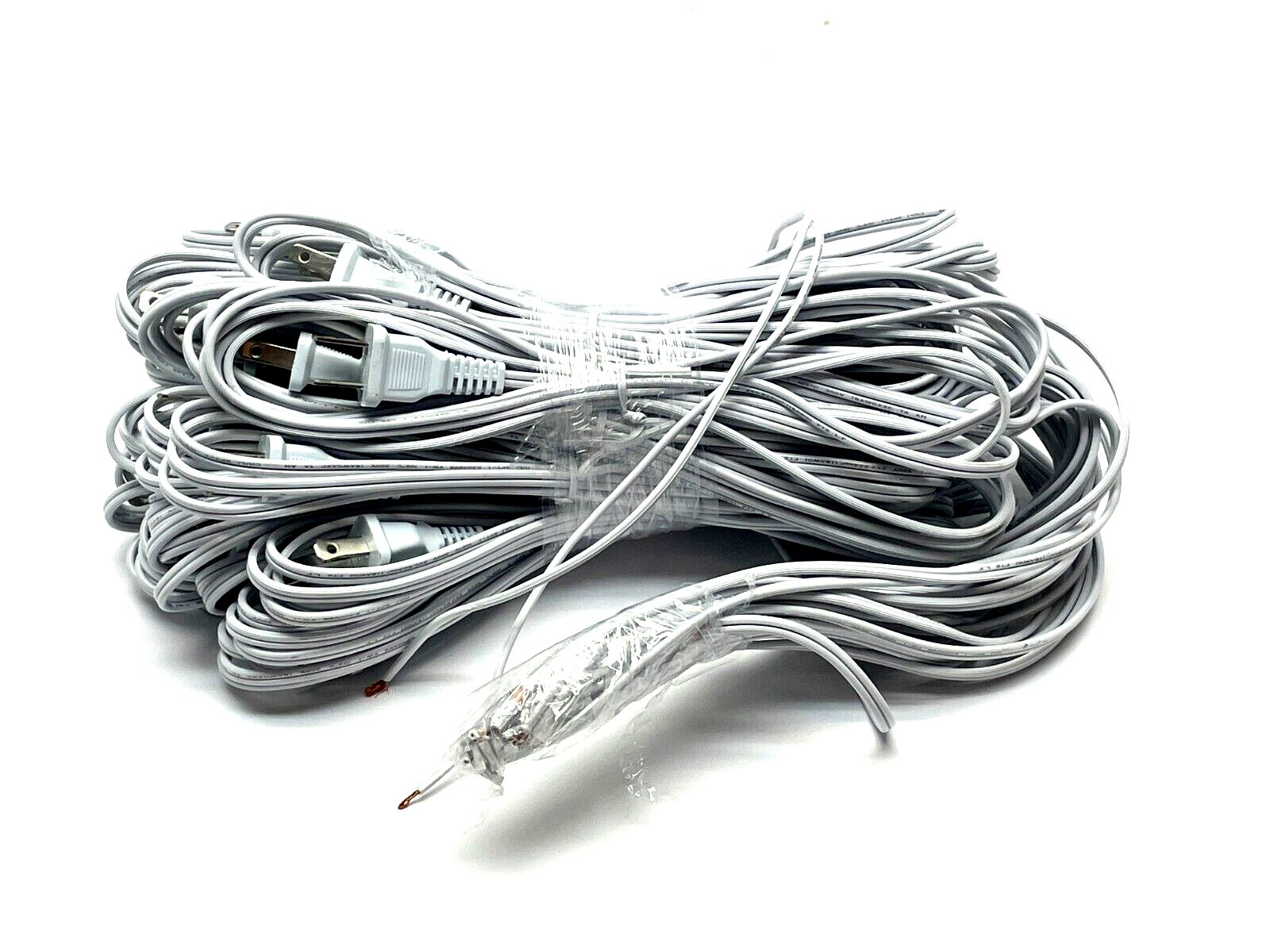 General Use Power Cable w/ Plug 18AWG 2-Conductor BUNDLE OF 25 - New - Maverick Industrial Sales