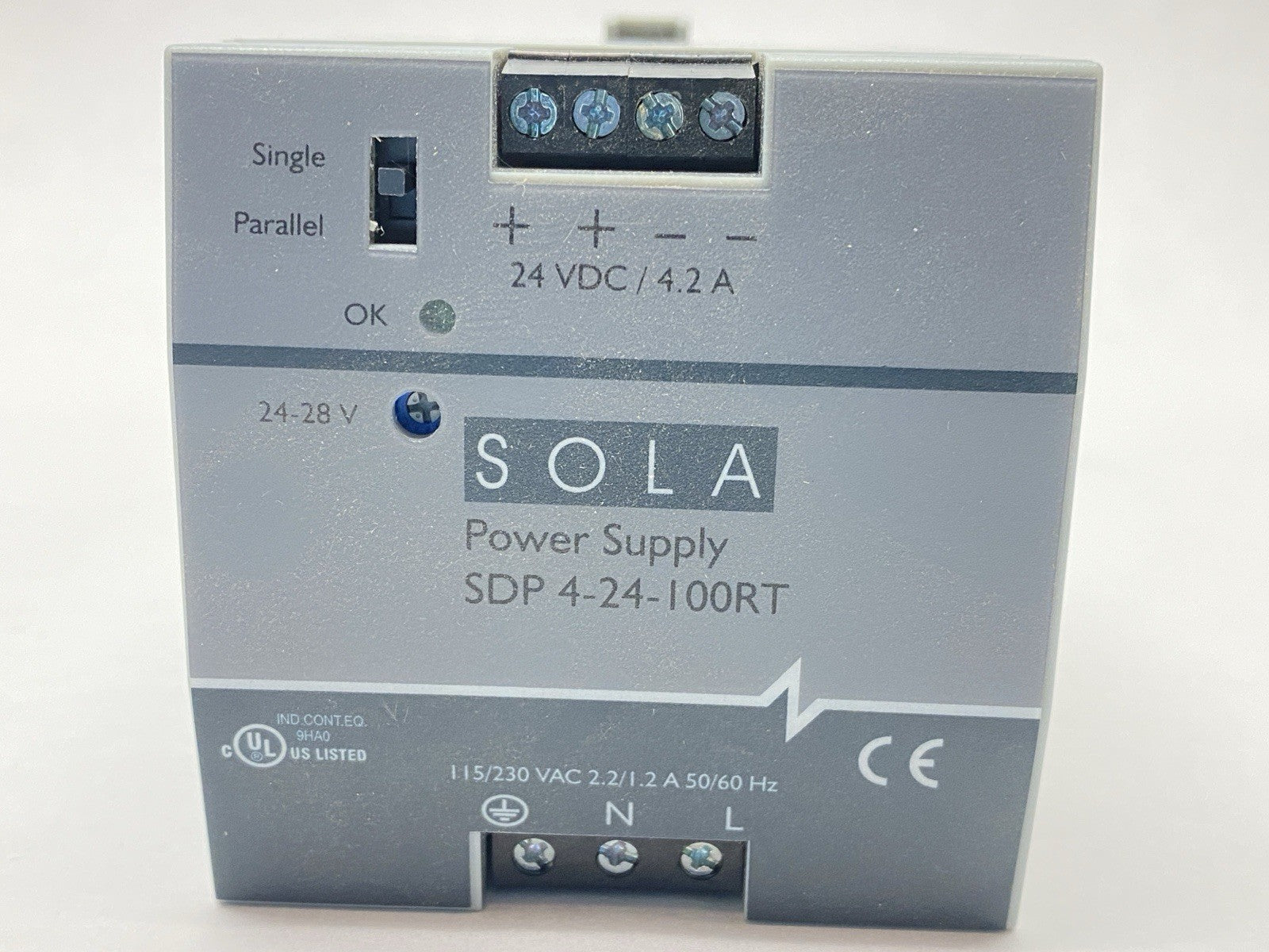 SDP 4-24-100RT | Emerson Sola HD Power Supply 4.2A 24VDC - Used - Maverick Industrial Sales