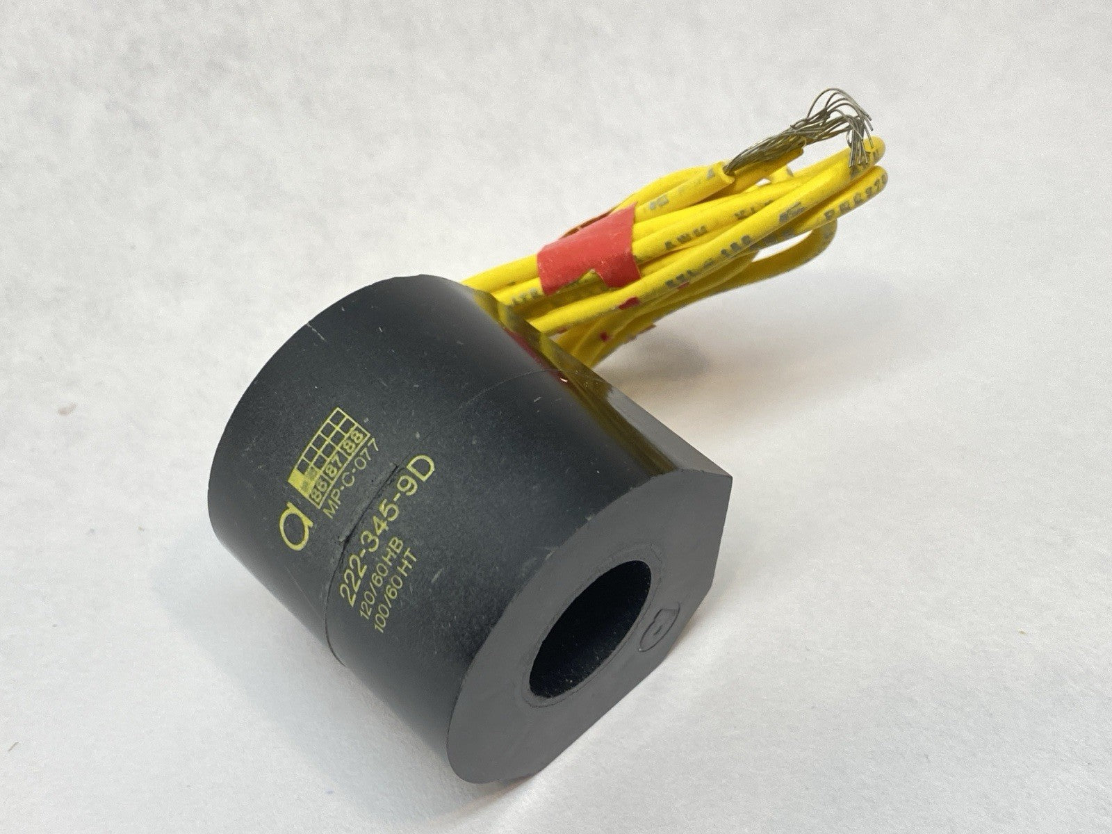 222-345-9-D | Asco Red Hat Solenoid Valve Coil 120/60 HB - New – Open box - Maverick Industrial Sales