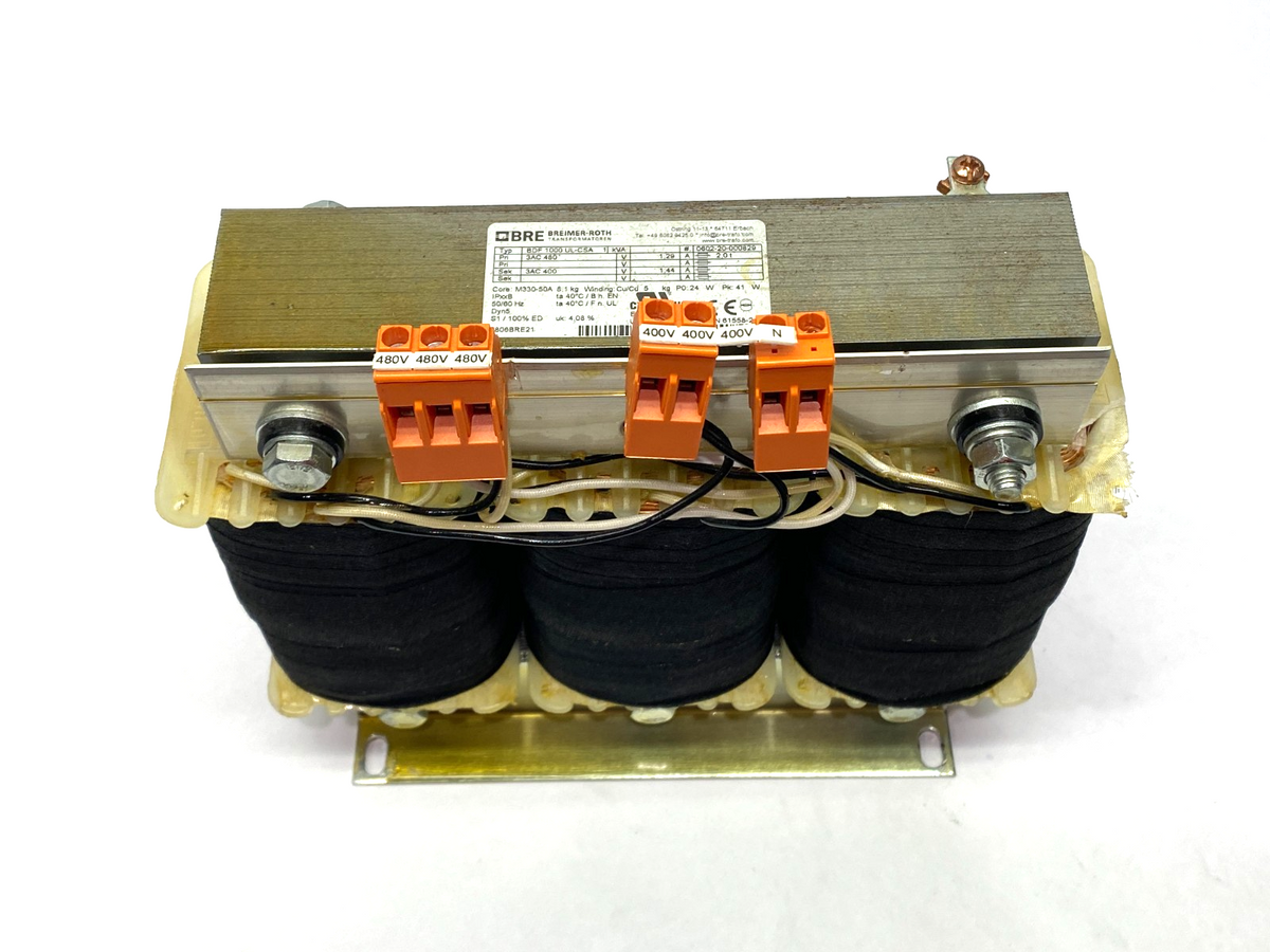 0602-20-000829 | Breimer-Roth Transformer 3-Phase 1kVA BDF 1000 UL-CSA - Used - Maverick Industrial Sales