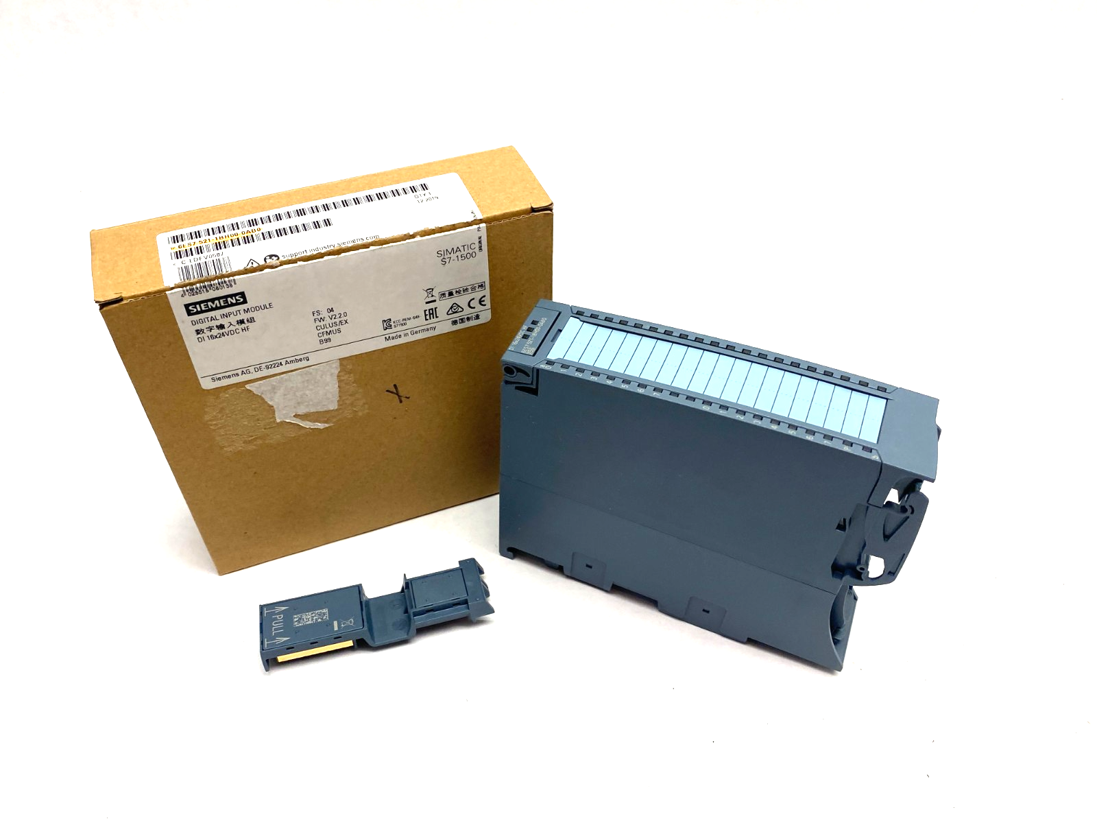 Siemens 6ES7 521-1BH00-0AB0 SIMATIC S7-1500 Digital Input Module, DI 16x24VDC HF - Maverick Industrial Sales