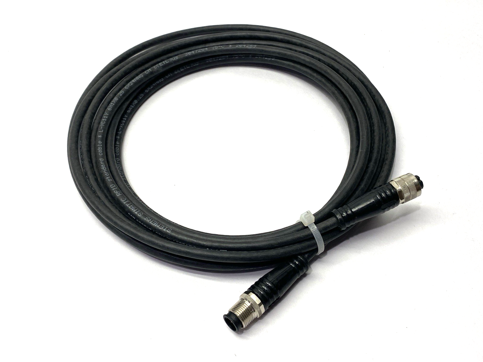 Siemens 6GT2891-4FH50 SIMATIC RF MV Plug-In Cable M12/M to M12/F, 5m Length - Maverick Industrial Sales