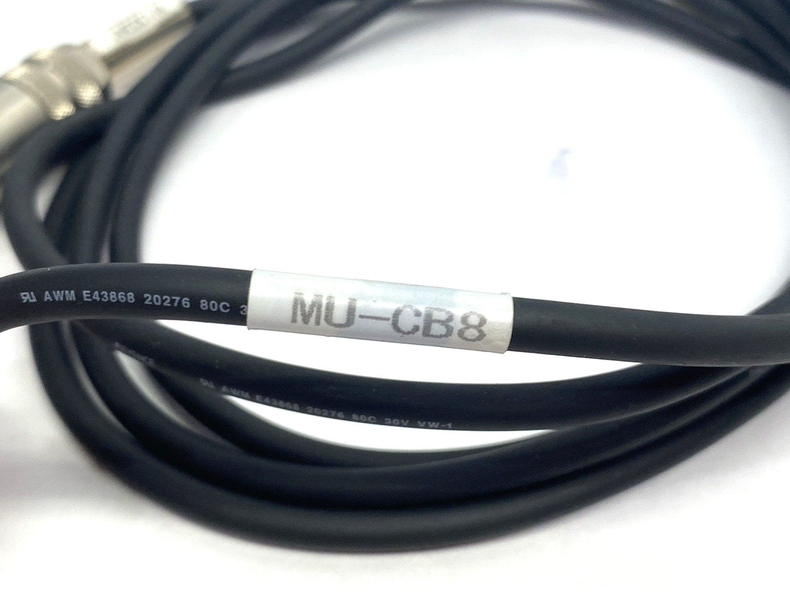 MU-CB8 | Keyence Power Cable Single Ended, for MU Series FIELD ATTACHED CONNECTOR - Used - Maverick Industrial Sales