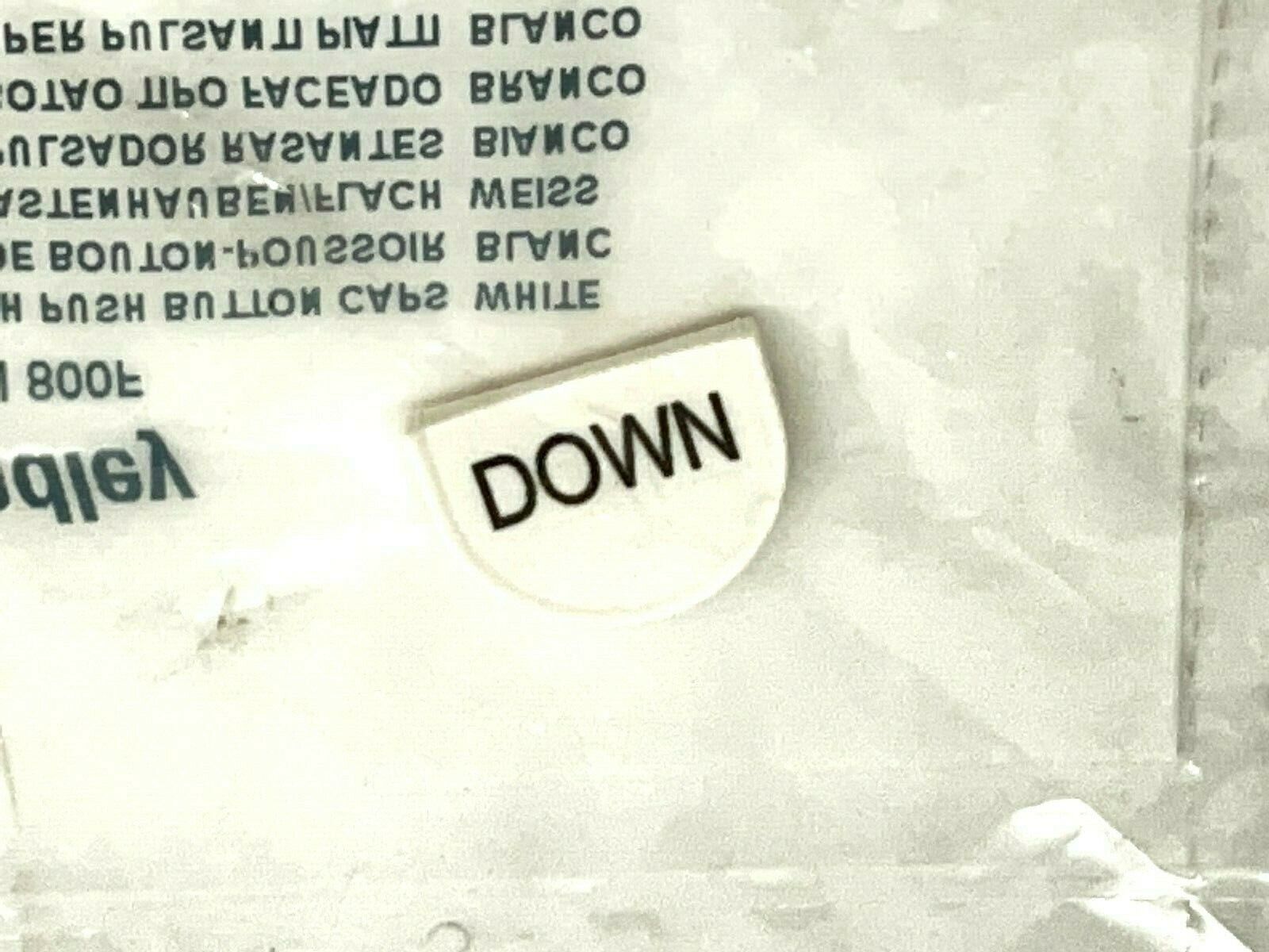Allen Bradley 800F-AFAU1CE110 Flush Push Button Cap White DOWN - Maverick Industrial Sales