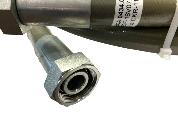 Parker 2380F-16V07 High Pressure Glue Hose 25mm ID 10' Overall Length - Maverick Industrial Sales