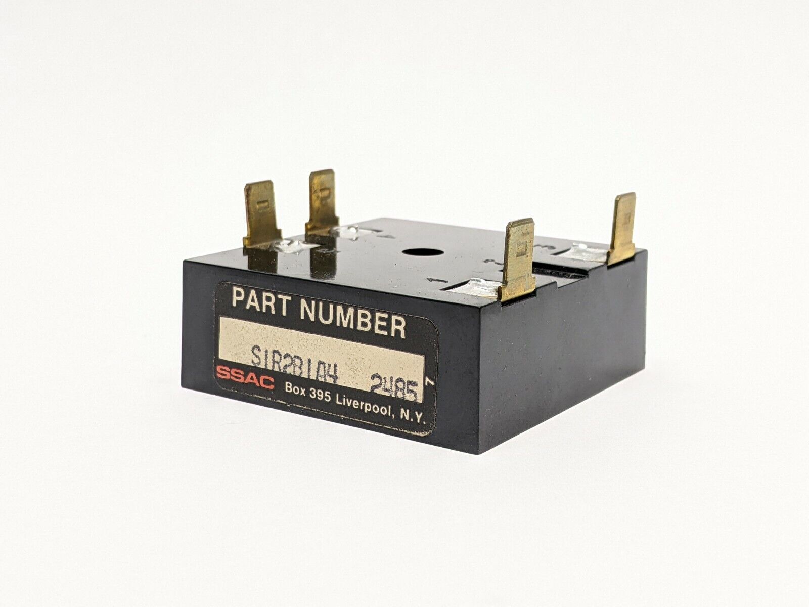 SSAC SIR2B1A4 2485 Solid State Timing Relay - Maverick Industrial Sales