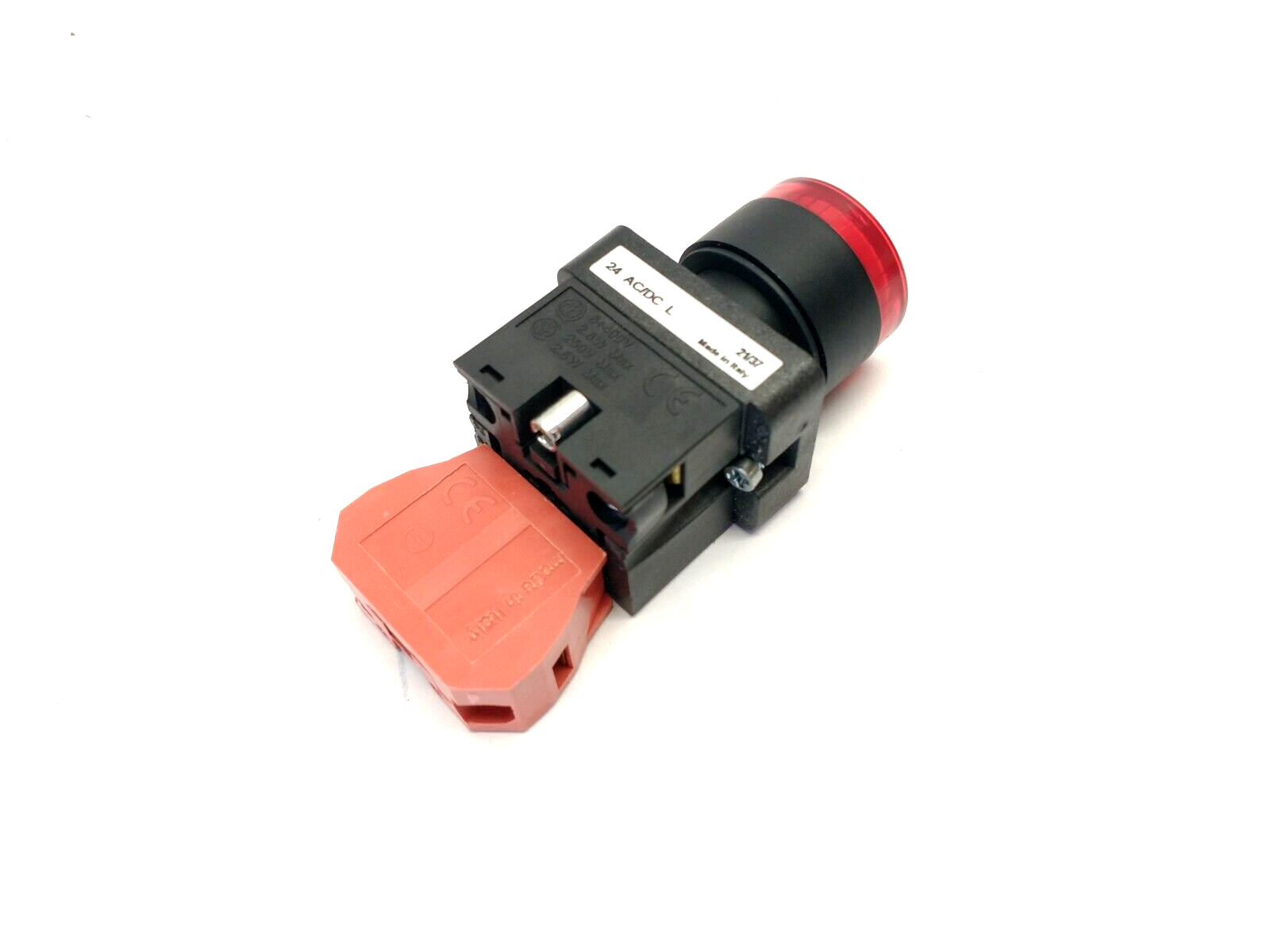 GCX3201-24L,ECX1030 | Automation Direct GCX3201-24L 22mm Red Pushbutton 30mm Operator ECX1030 Contact - New - Maverick Industrial Sales
