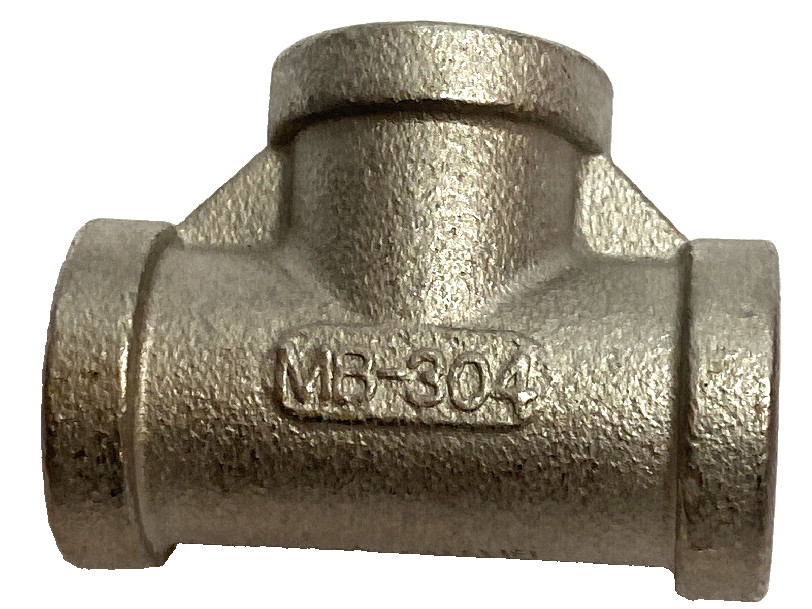 150-1/4" NPT Tee Pipe Fitting 304 Stainless Steel LOT OF 3 - Maverick Industrial Sales