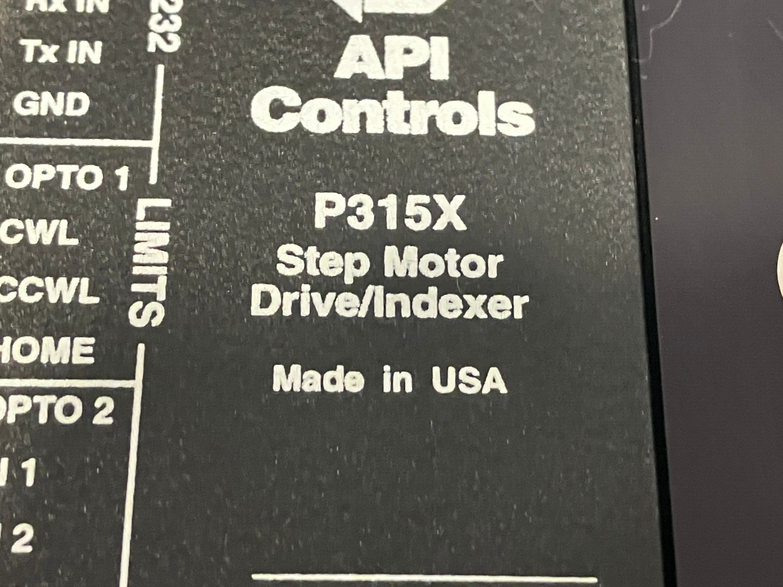 American Precision Industries P315X Step Motor Drive Indexer - Maverick Industrial Sales