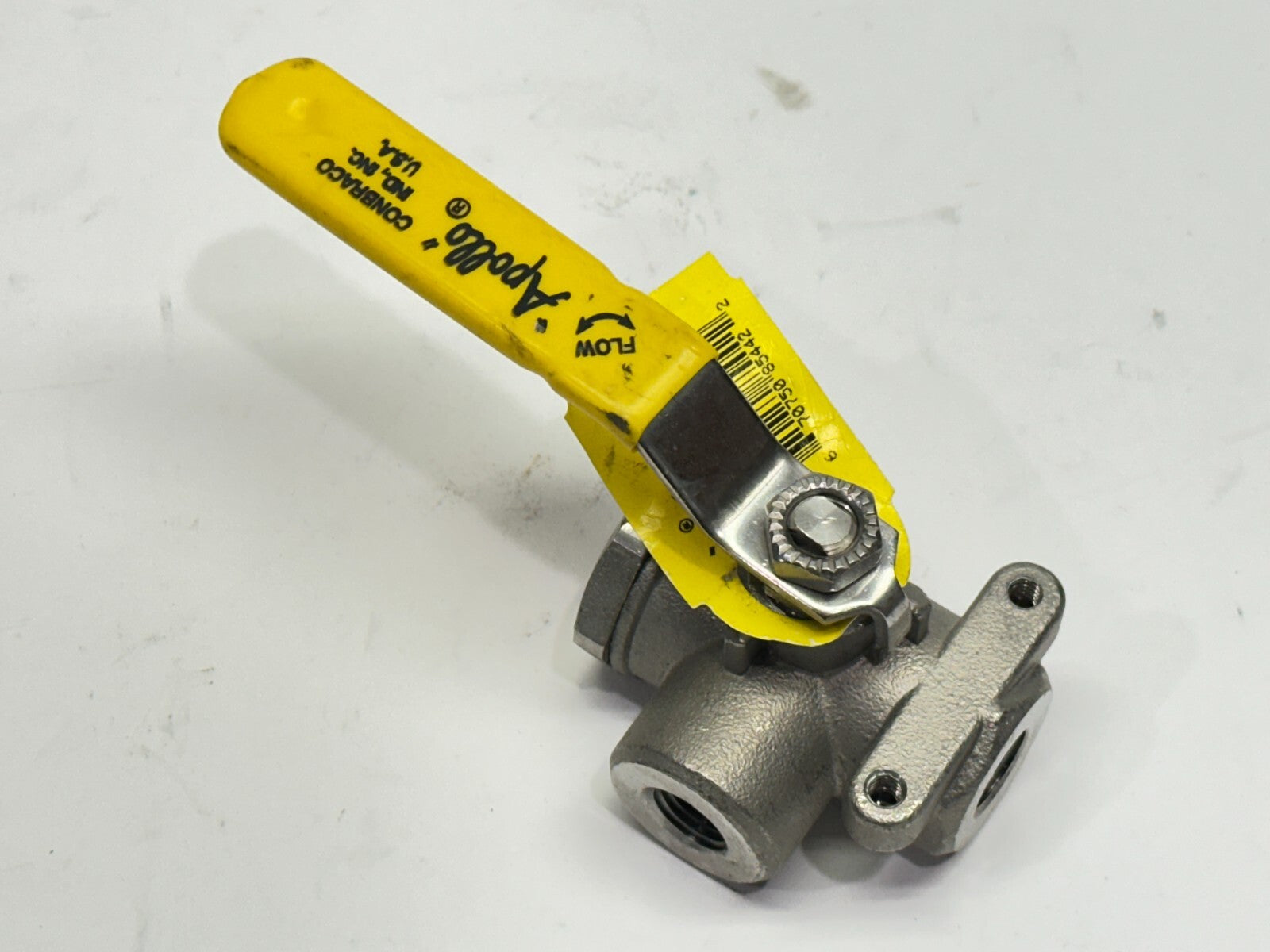 76-601-01A | Apollo Ball Valve 3-Way CF8M 1/2" 800CWP - New – Open box - Maverick Industrial Sales