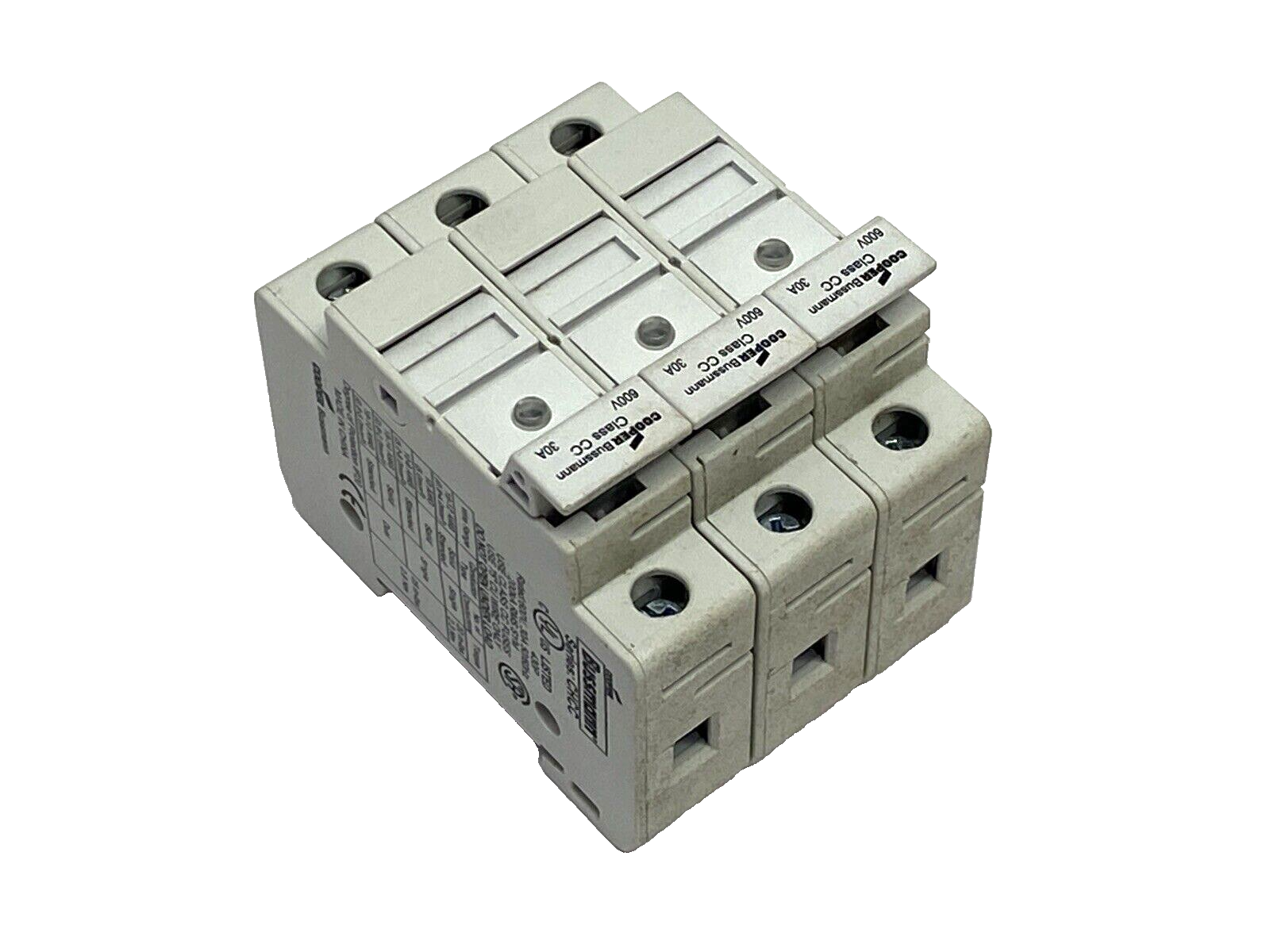Cooper Bussmann CHCC 3-Pole Fuse Holder 600V 30A - Maverick Industrial Sales