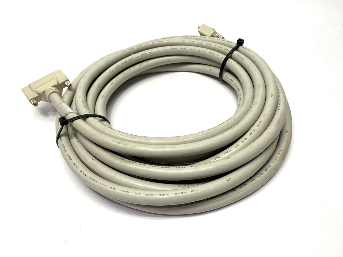 L-Com CHD44MF-25 Deluxe Molded D-Sub Cable, HD44 Male to Female, 25' - Maverick Industrial Sales