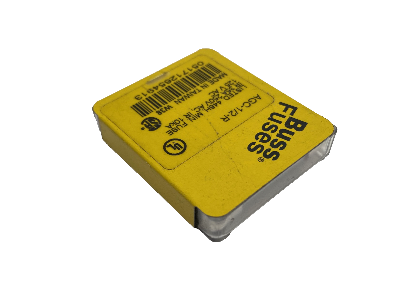 Cooper Bussmann AGC-1/2-R Miniature Fuse 0.5A 250VAC PACKAGE OF 5 - Maverick Industrial Sales