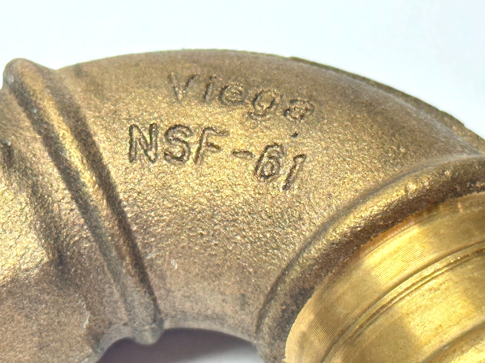 Viega 77512 Propress 1" x 1" MNPT CXM 90 Degree Elbow Bronze - Maverick Industrial Sales