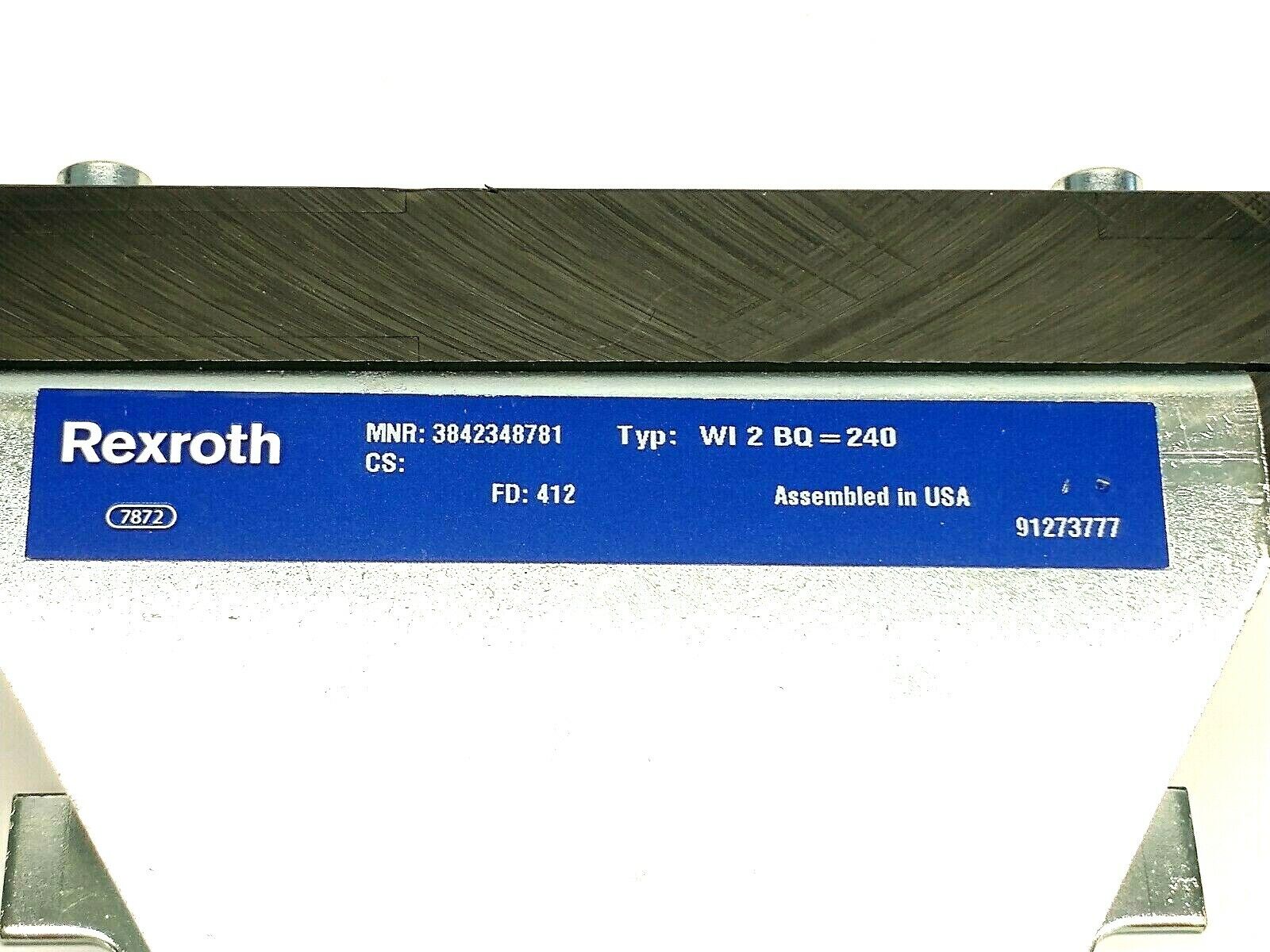 Bosch Rexroth 3842348781 WI 2 Rocker WI 2 BQ 240 - Maverick Industrial Sales