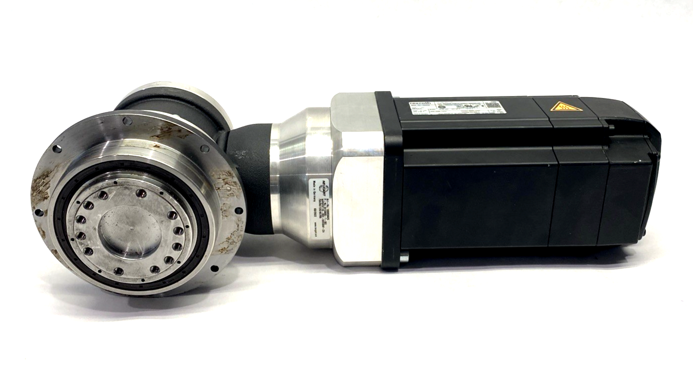 R911385620, MS2N06-C0BTN-CMSH1-NNNNN-NN | Bosch Rexroth R911385620 Servomotor 3-PM, Neugart 100656825 Planetary Gearbox - Used - Maverick Industrial Sales