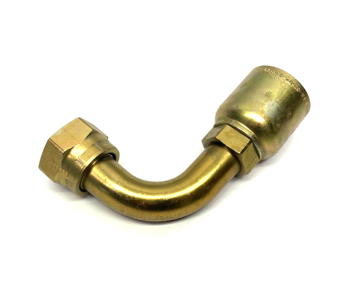 Parker 1L943-16-16 Crimp Style Hydraulic Hose JIC 37° Swivel Fitting 1" Hose - Maverick Industrial Sales