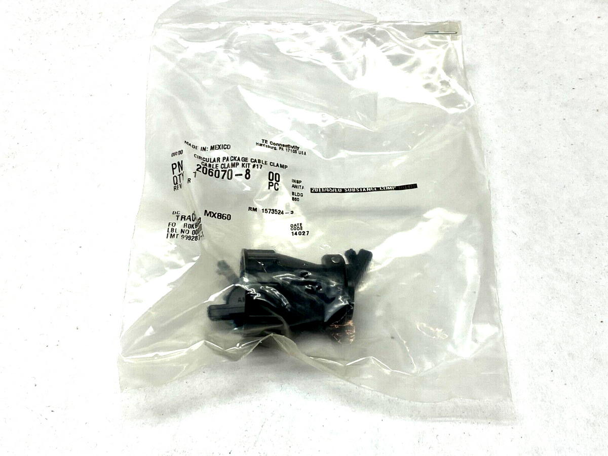 206070-8 | TE Connectivity Straight Cable Clamp Kit Shell Size 17 - New - Maverick Industrial Sales