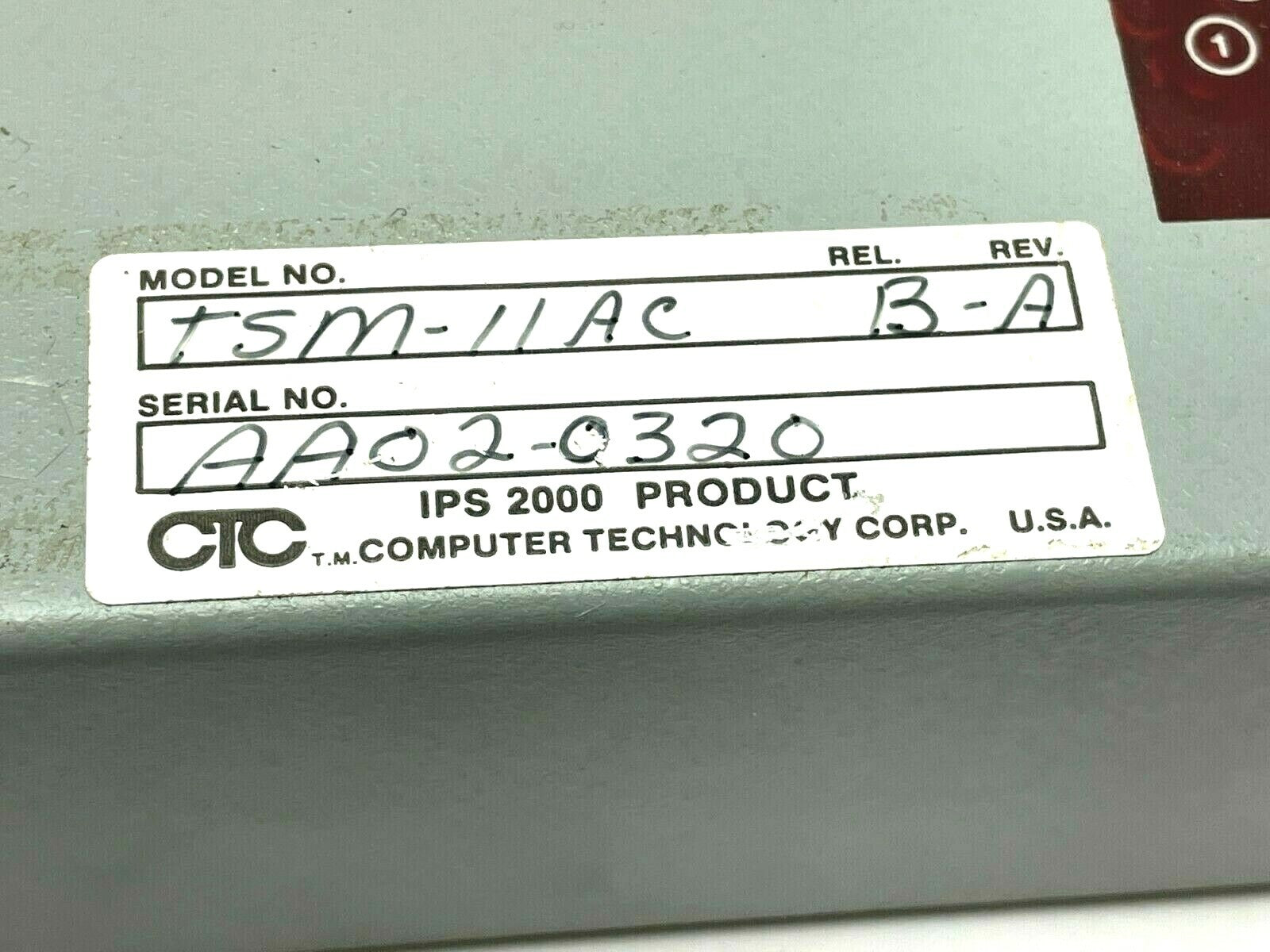 Computer Technologies Corporation TSM-11AC I/O Module - Maverick Industrial Sales