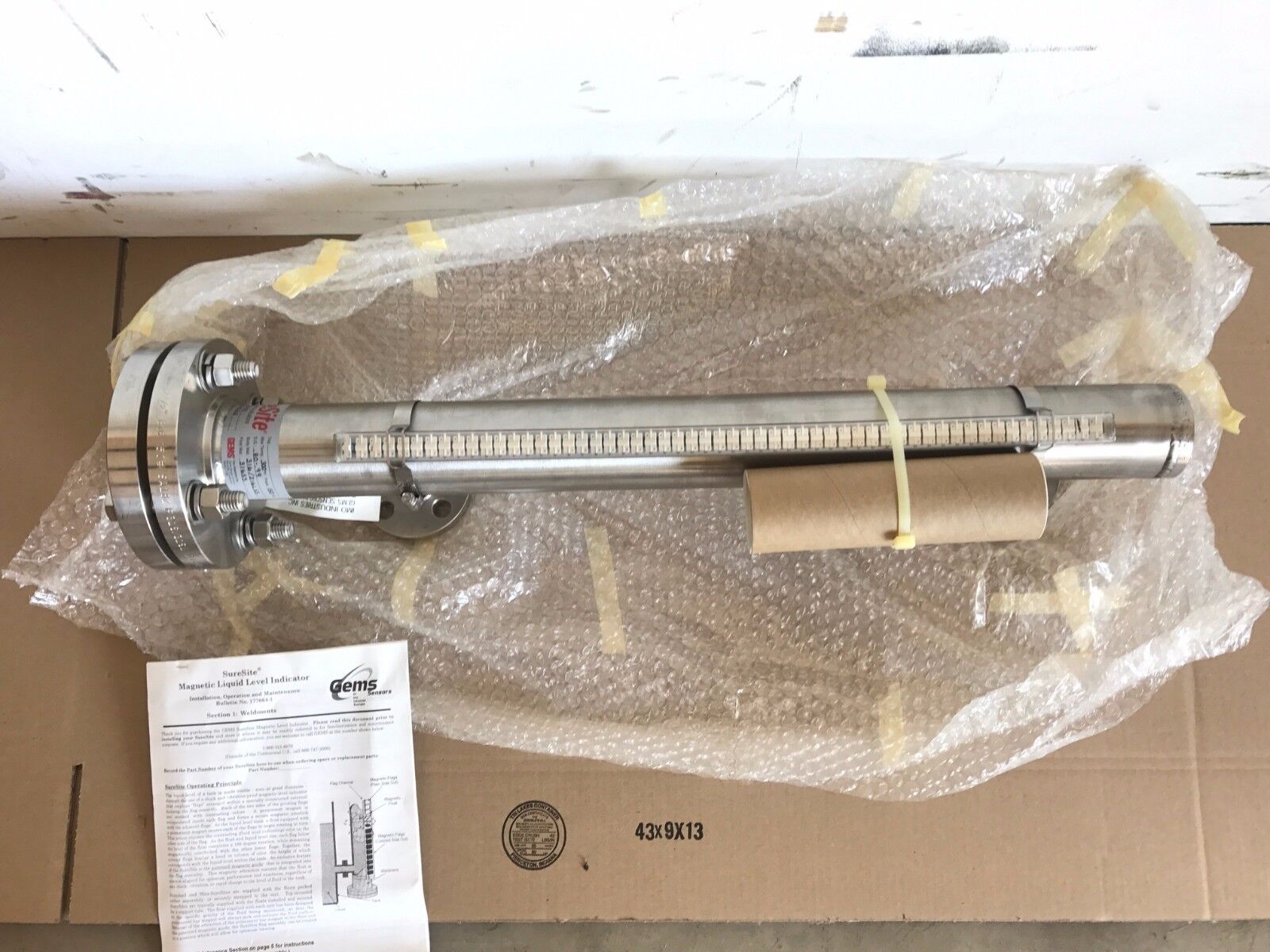 Gems Sensor 177664-1 SureSite Magnetic Liquid Level Indicator 807698 - Maverick Industrial Sales