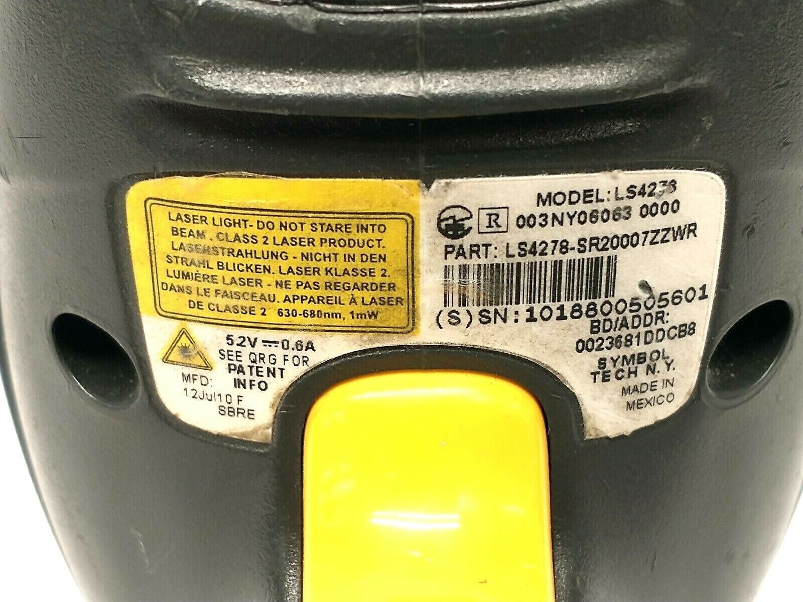 Symbol LS4278-SR20007ZZWR Wireless Barcode Scanner - Maverick Industrial Sales