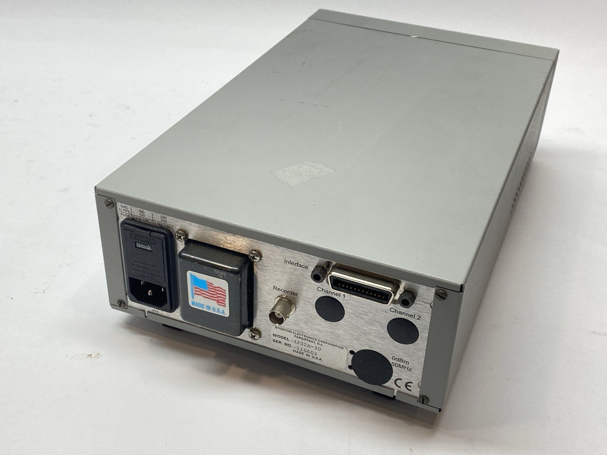 Boonton 4232A-30 Rev 5.05 RF Power Meter Dual-Channel - Maverick Industrial Sales