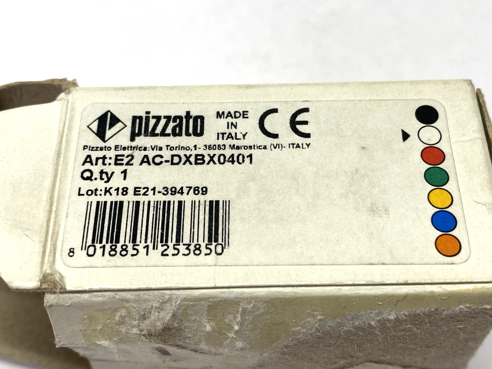 Pizzato E2 AC-DXBX0401 Illuminated Pushbutton - Maverick Industrial Sales