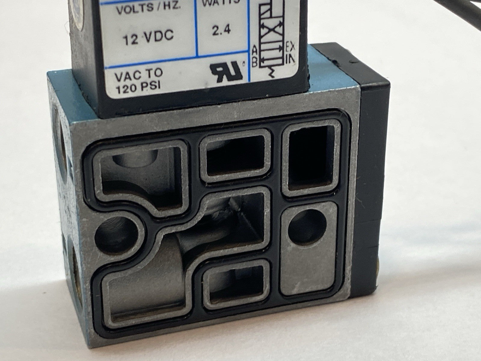 45A-SA1-DFEC-1BA | MAC Valves Solenoid Valve 12VDC 2.4W - Used - Maverick Industrial Sales