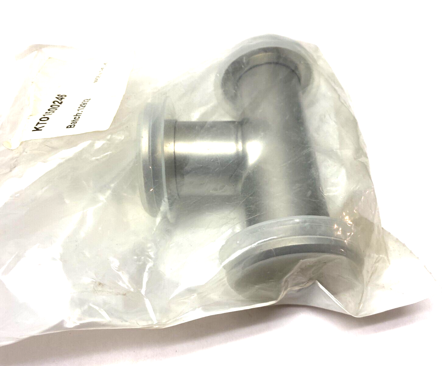 Agilent KT01500246 Stainless Steel Tee Fitting, 2.46" Clearance, NW40 - Maverick Industrial Sales