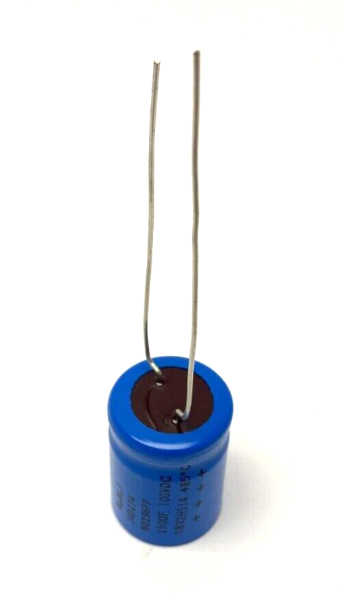 Foxboro N0196PP Round Capacitor 2-Prong 150UF 100VDC 34D174 - Maverick Industrial Sales
