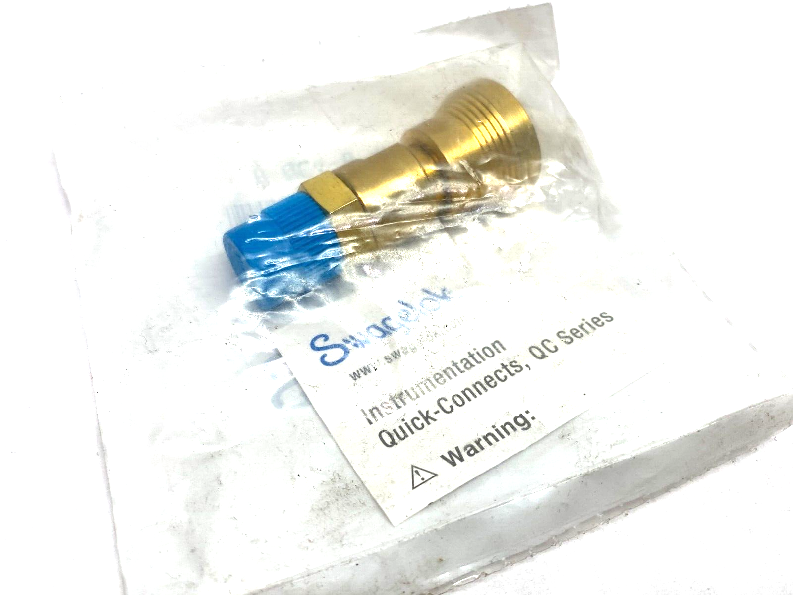 Swagelok B-QC4-B-4PM Brass Instrumentation Quick Connect Body - Maverick Industrial Sales